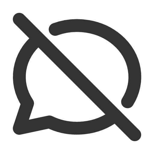 иконка message circle off, message, сообщение, circle, off,