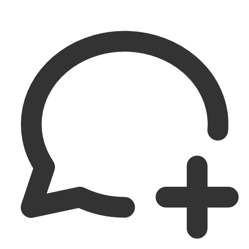 иконка message circle plus, message, сообщение, circle, plus, плюс,