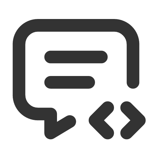 иконка message code, message, сообщение, code, код,