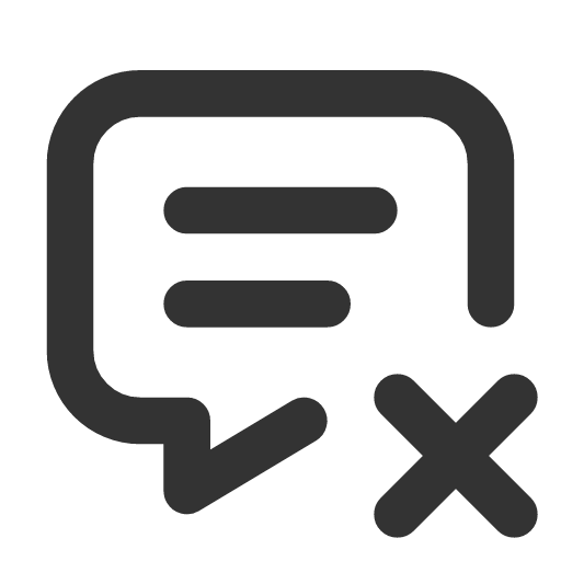 иконка message x, message, сообщение,