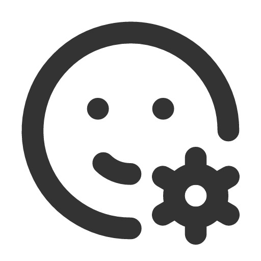 иконка mood cog, mood, cog,