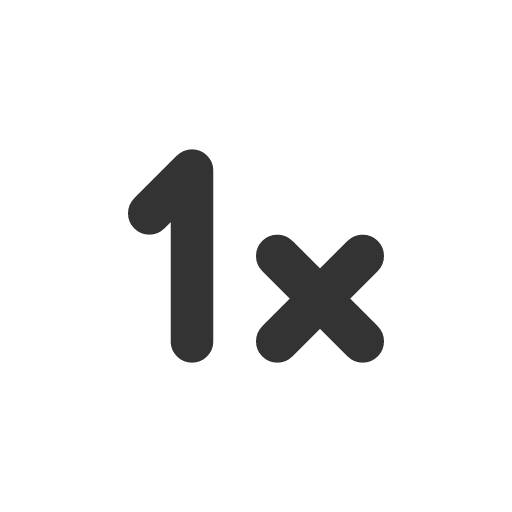 иконка multiplier 1x, multiplier, 1x,
