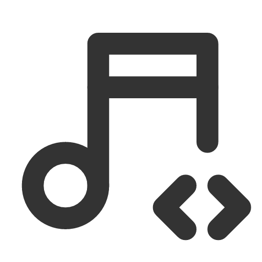 иконка music code, music, музыка, code, код,
