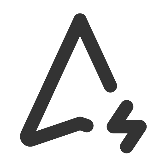 иконка navigation bolt, navigation, навигация, bolt, напряжение,