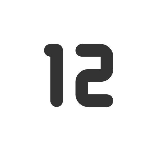 иконка number 12 small, number, 12, small,