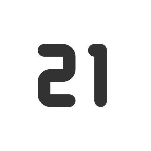 иконка number 21 small, number, 21, small,