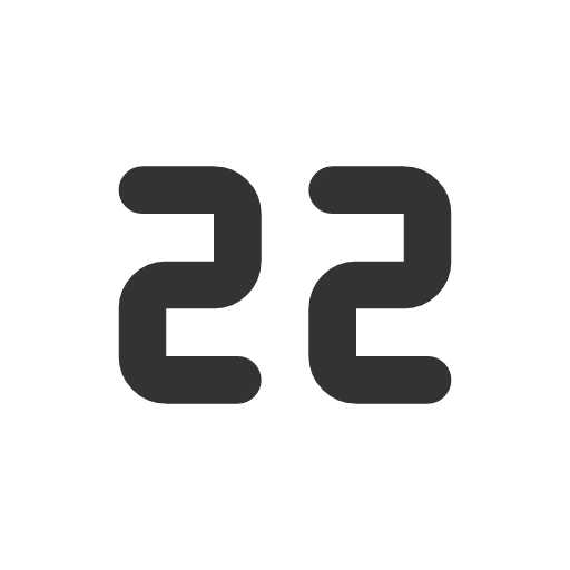 иконка number 22 small, number, 22, small,