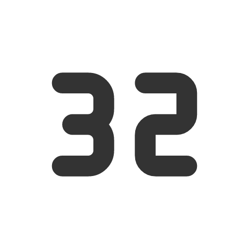 иконка number 32 small, number, 32, small,