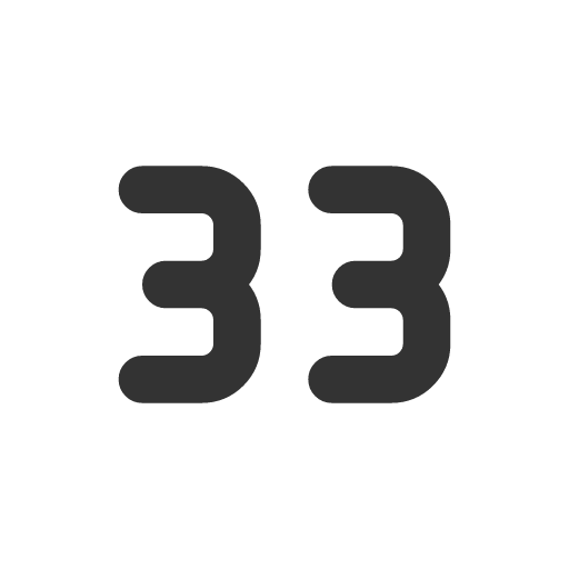иконка number 33 small, number, 33, small,