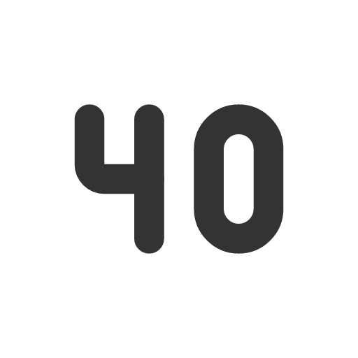 иконка number 40 small, number, 40, small,