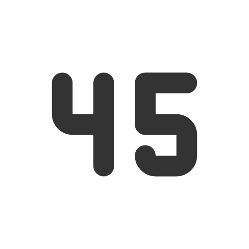 иконка number 45 small, number, 45, small,