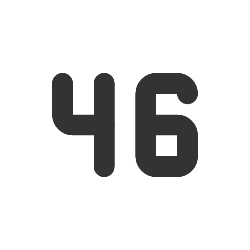 иконка number 46 small, number, 46, small,