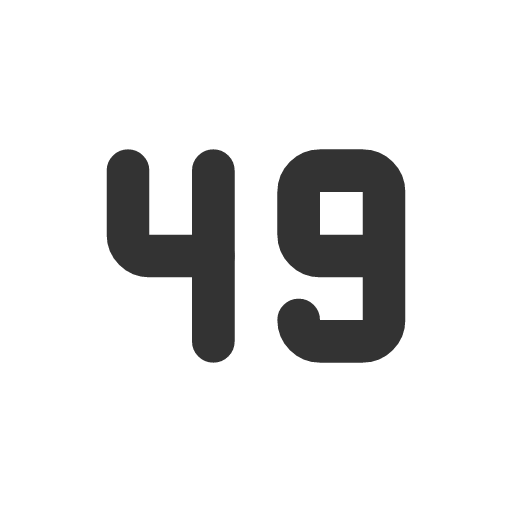 иконка number 49 small, number, 49, small,
