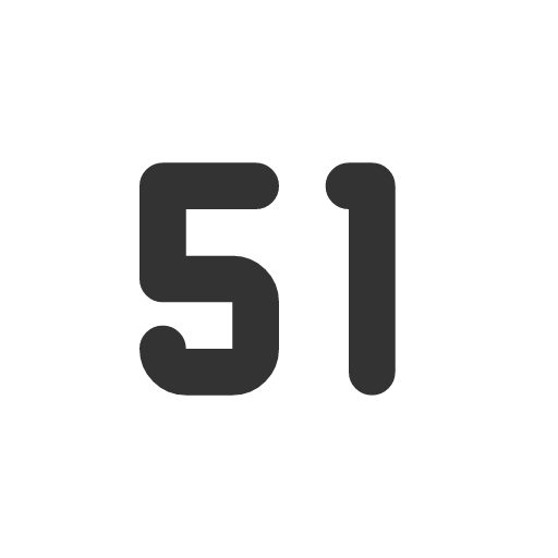 иконка number 51 small, number, 51, small,