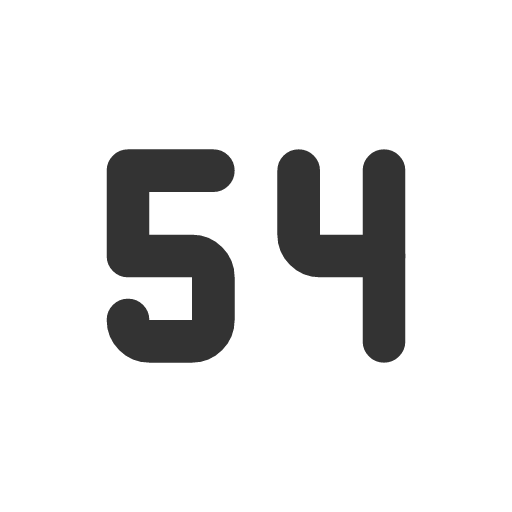 иконка number 54 small, number, 54, small,