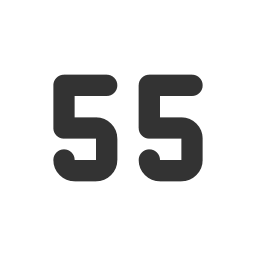 иконка number 55 small, number, 55, small,