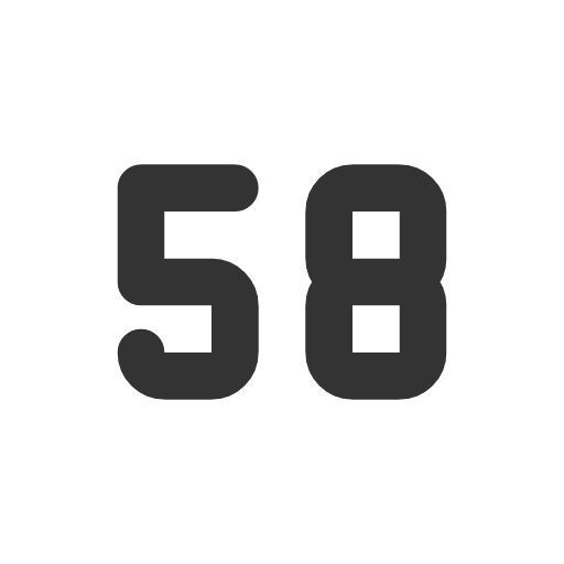 иконка number 58 small, number, 58, small,