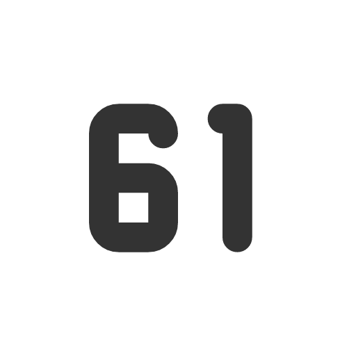 иконка number 61 small, number, 61, small,