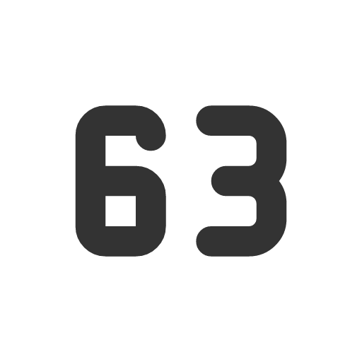 иконка number 63 small, number, 63, small,