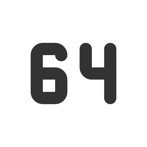 иконка number 64 small, number, 64, small,