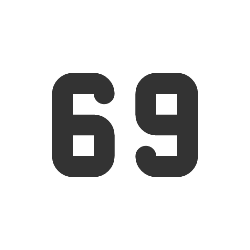 иконка number 69 small, number, 69, small,