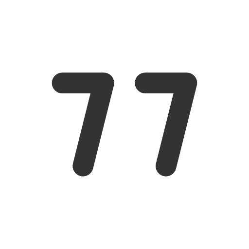 иконка number 77 small, number, 77, small,