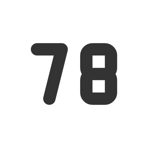 иконка number 78 small, number, 78, small,