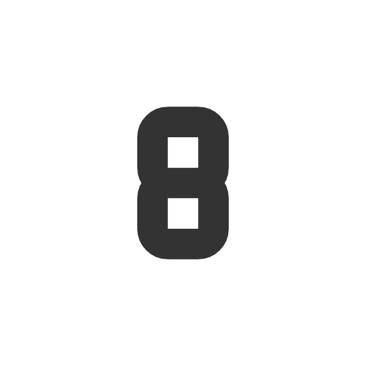 иконка number 8 small, number, small,