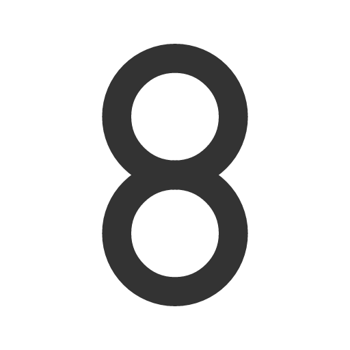 иконка number 8, number,