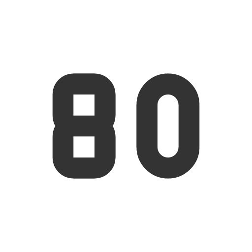 иконка number 80 small, number, 80, small,