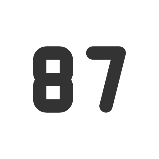 иконка number 87 small, number, 87, small,