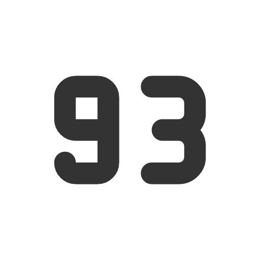 иконка number 93 small, number, 93, small,