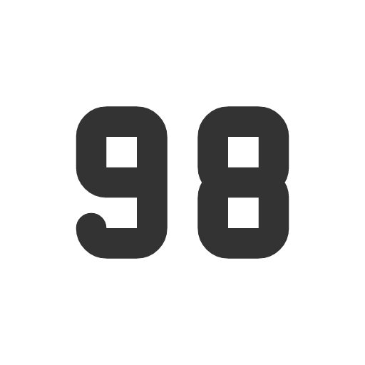 иконка number 98 small, number, 98, small,
