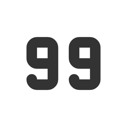 иконка number 99 small, number, 99, small,