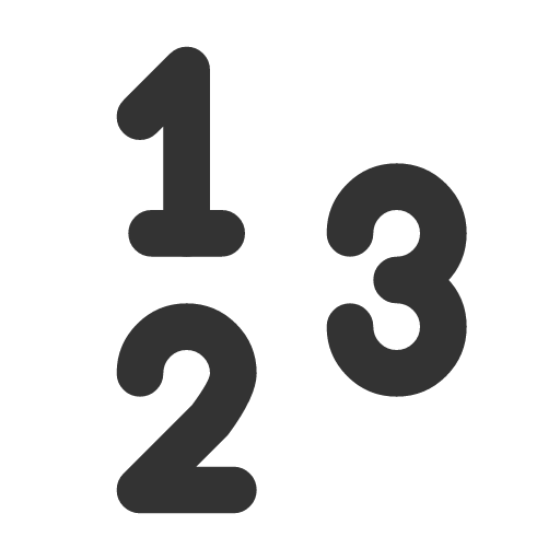 иконка numbers,