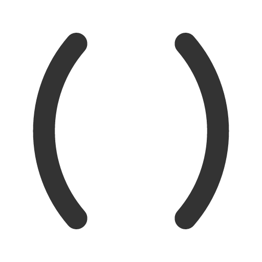 иконка parentheses,