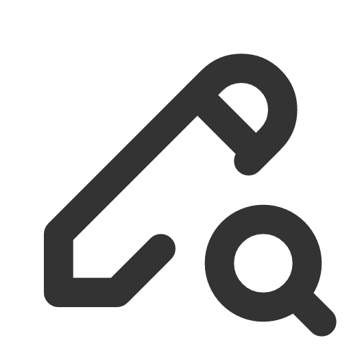 иконка pencil search, pencil, search, поиск,