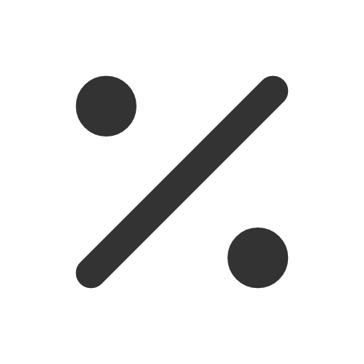 иконка percentage,