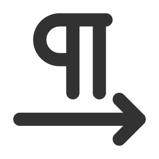 иконка pilcrow right, pilcrow, right, стрелка,