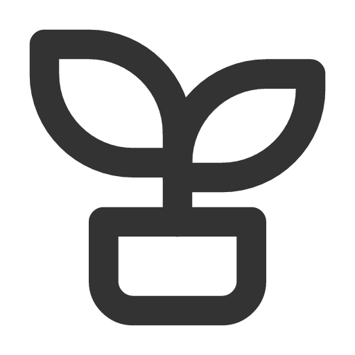 иконка plant, цветочный горшок,