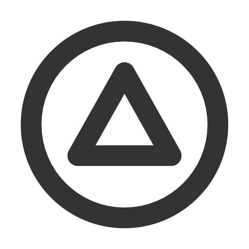 иконка playstation triangle, playstation, triangle, треугольник,