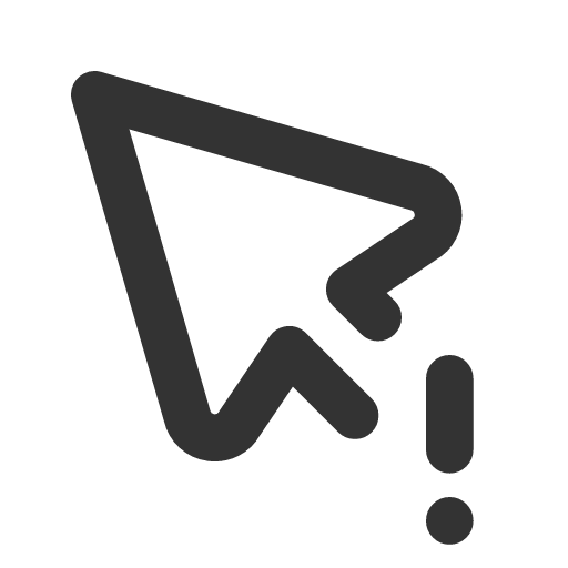 иконка pointer exclamation, pointer, поиск, exclamation, предупреждение,