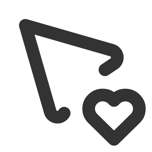 иконка pointer heart, pointer, поиск, heart, сердце,