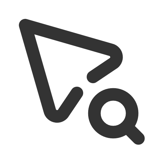иконка pointer search, pointer, поиск, search,