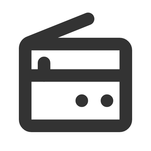 иконка radio, радио,