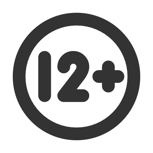 иконка rating 12 plus, rating, 12, plus, плюс,