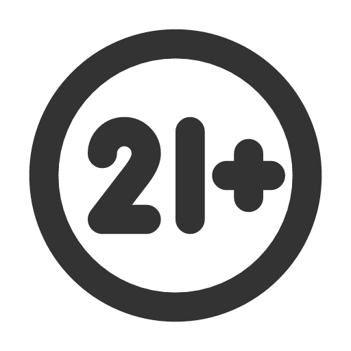 иконка rating 21 plus, rating, 21, plus, плюс,