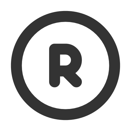 иконка registered,