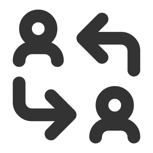 иконка replace user, replace, user, пользователь,