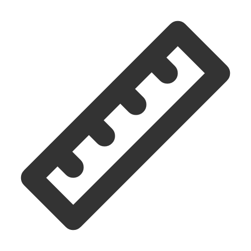 иконка ruler 2, ruler, линейка,